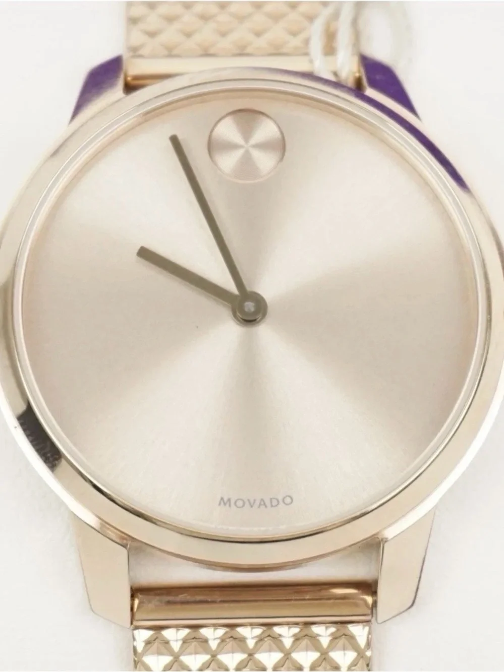 Movado 3600596 Quartz Rose Gold 35mm Stainless Steel Mesh Bracelet Watch NWT